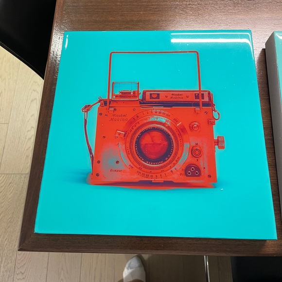 Canon Camera Art 2 piece set shiny finish looks great stacked together - Picture 4 of 4